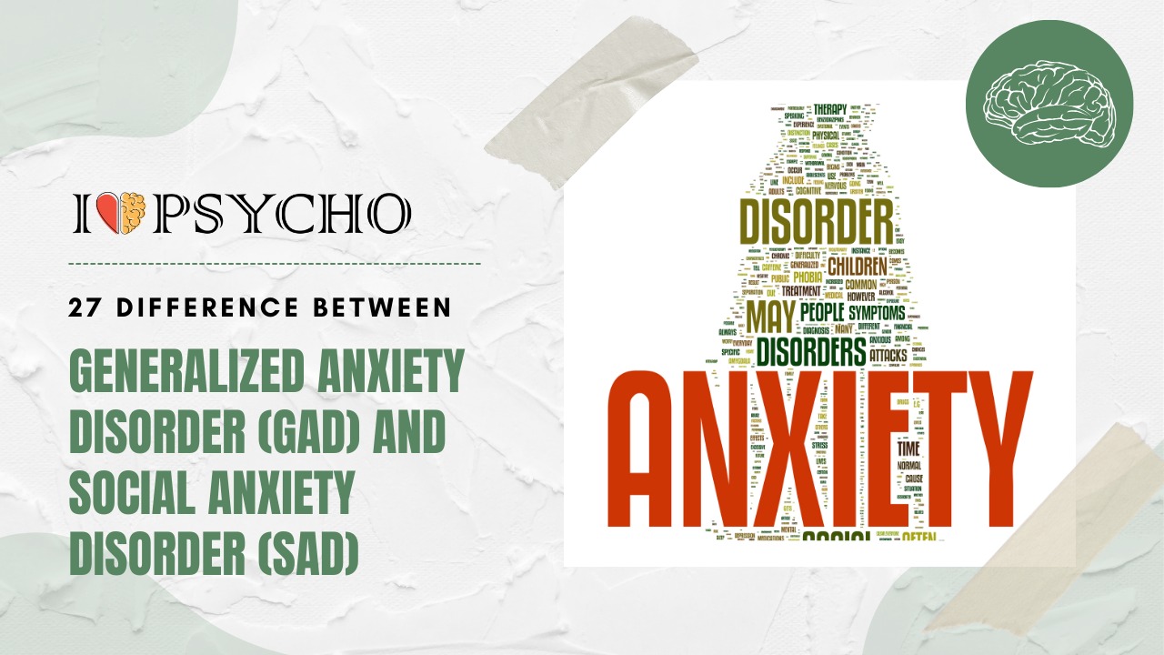 Generalized Anxiety and Social Anxiety Disorder